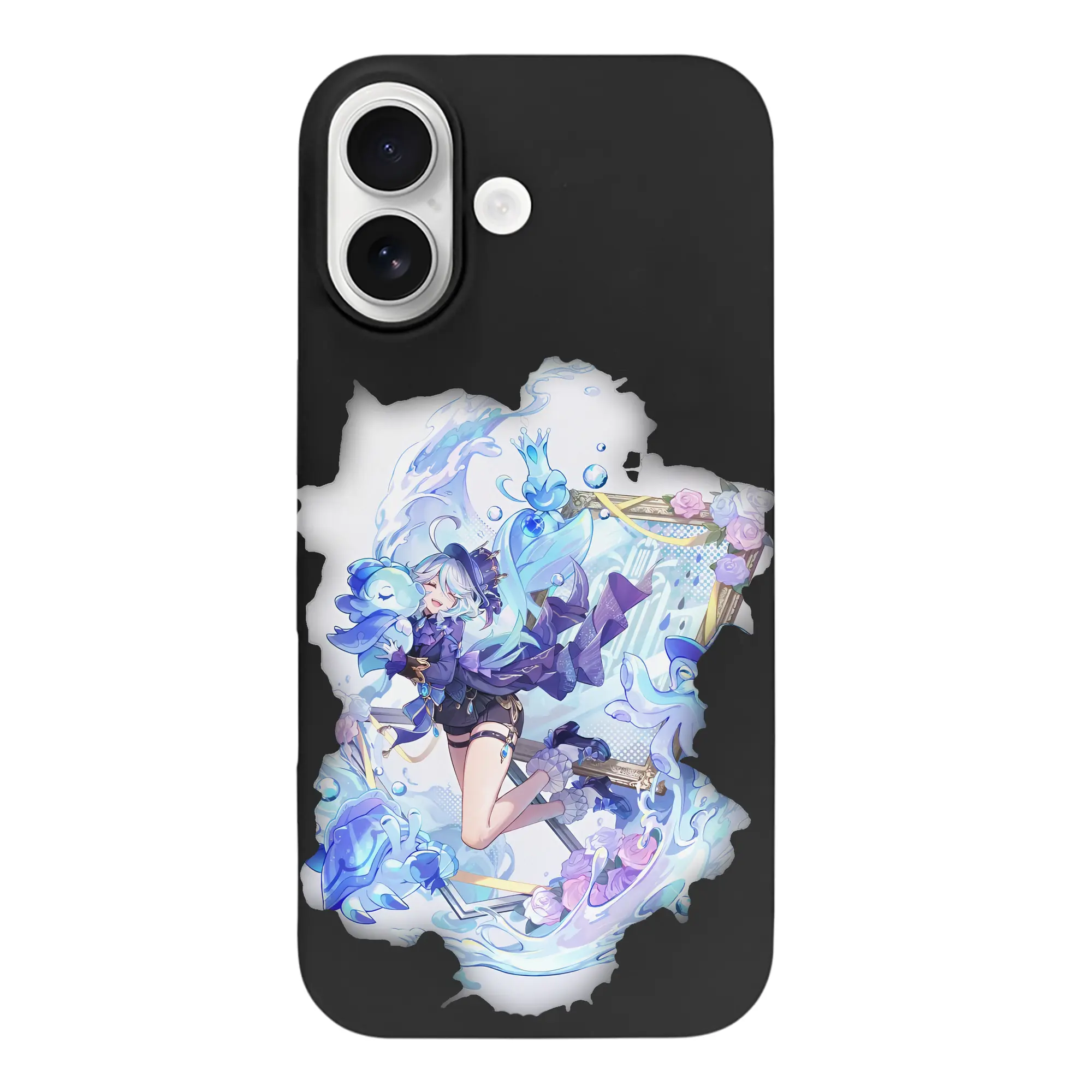 原 神 グッズ フリーナ - iPhone 17 シリーズ シリコンケース 薄型 耐衝撃 指紋防止 ソフトタッチカバー 精密フィット 傷防止 保護ケース iPhone 17/17 Air/17 Pro/17 Pro Max 対応